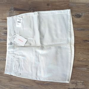 Good American The Waxed Mini Metallic